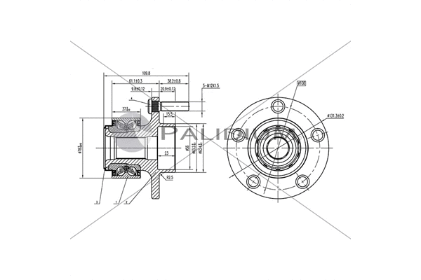 Wheel Bearing Kit (PAL6-2013)