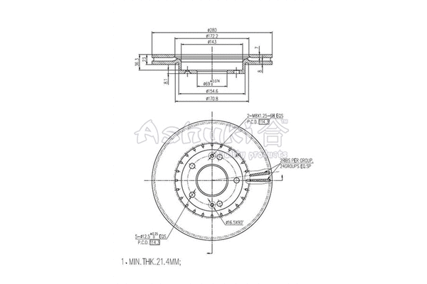 Brake Disc (I032-38)