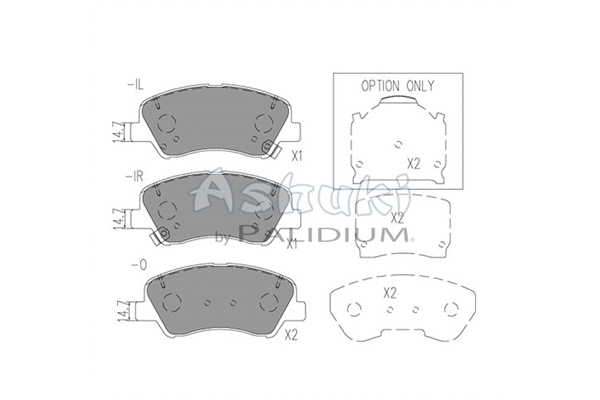 Brake Pad Set, disc brake (Y029-59)