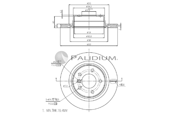 Brake Disc (P331-075)