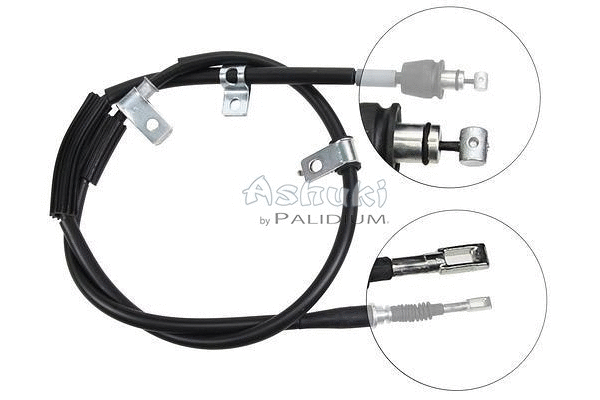 Cable Pull, parking brake (ASH3-1402)