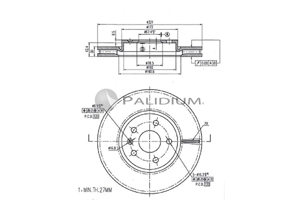 Brake Disc (P330-134)