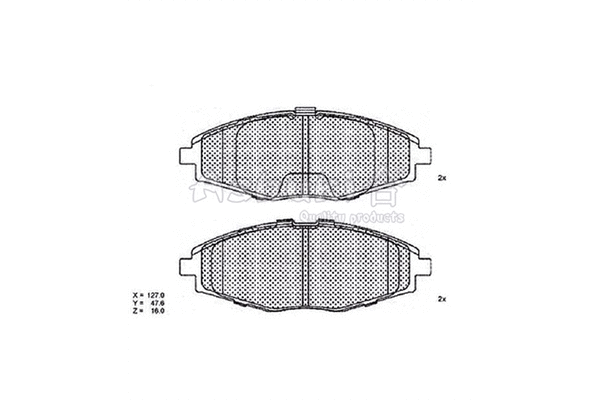 Brake Pad Set, disc brake (1080-9090)
