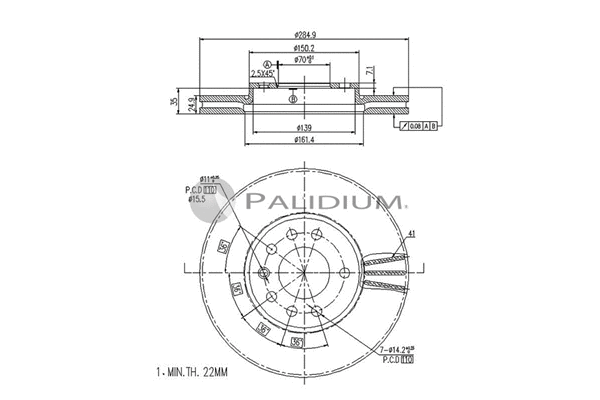 Brake Disc (P330-069)