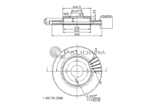 Brake Disc (P330-021)