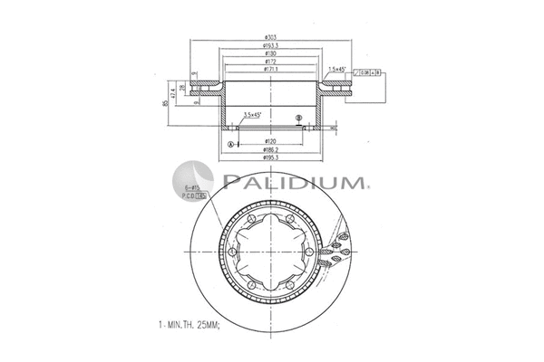 Brake Disc (P331-080)