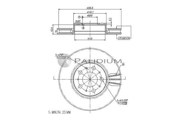 Brake Disc (P330-057)