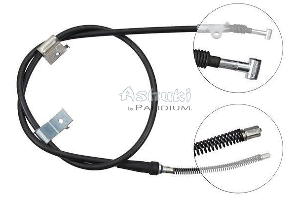 Cable Pull, parking brake (ASH3-1535)