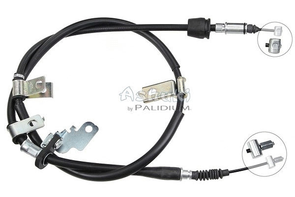 Cable Pull, parking brake (ASH3-1627)