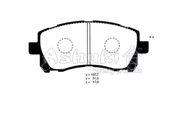 Brake Pad Set, disc brake (S011-16)