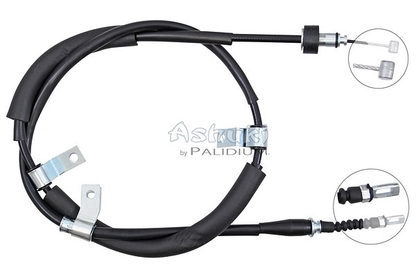 Cable Pull, parking brake (ASH3-1439)