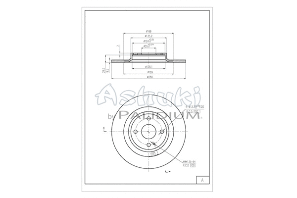 Brake Disc (M616-11)