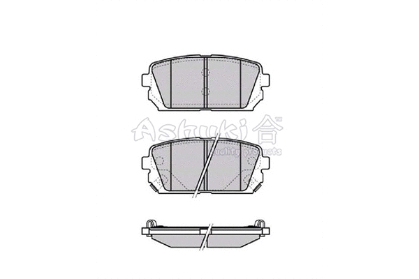 Brake Pad Set, disc brake (I042-67)