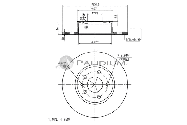 Brake Disc (P330-111)