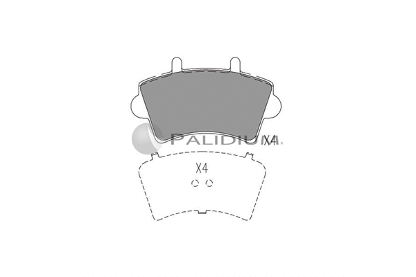 Brake Pad Set, disc brake (P1-1041)