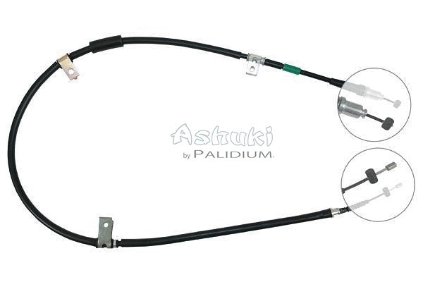 Cable Pull, parking brake (ASH3-1666)