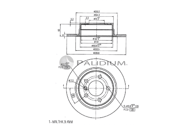 Brake Disc (P330-145)