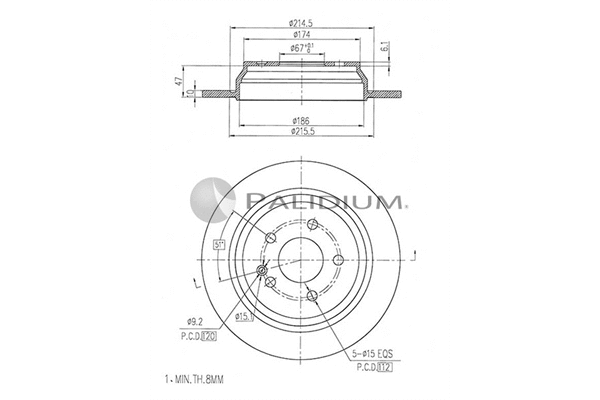Brake Disc (P331-050)