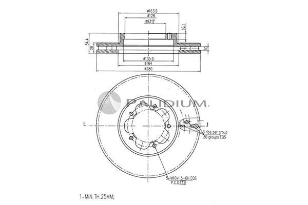 Brake Disc (P330-062)