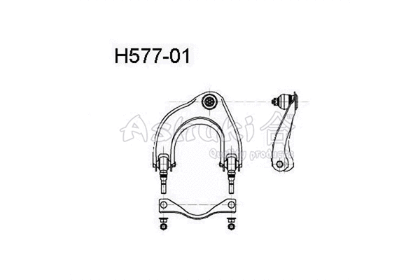 Control/Trailing Arm, wheel suspension (H577-01)