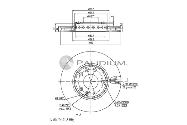 Brake Disc (P330-085)