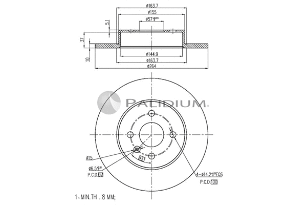 Brake Disc (P331-005)