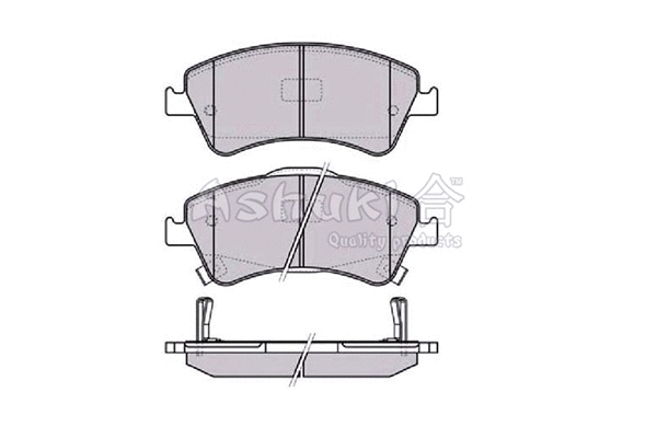 Brake Pad Set, disc brake (1080-3212)