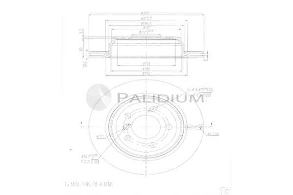 Brake Disc (P331-149)