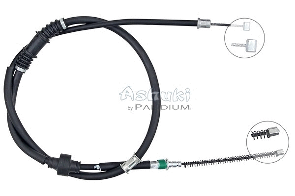 Cable Pull, parking brake (ASH3-1020)