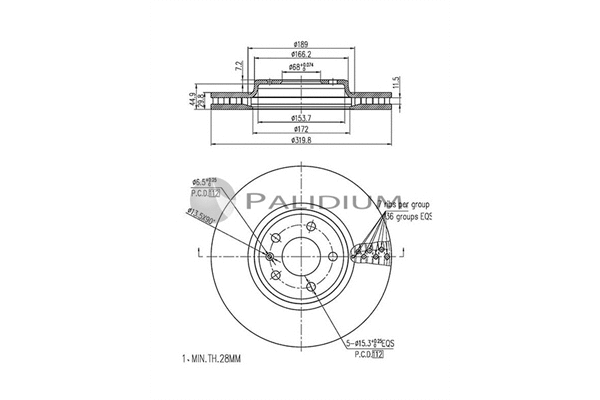 Brake Disc (P330-139)