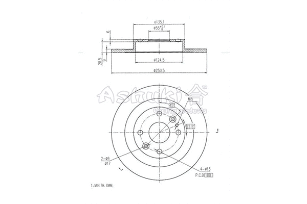 Brake Disc (M613-01)