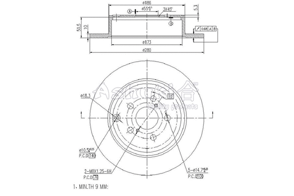 Brake Disc (0993-2502)