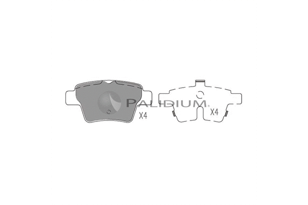 Brake Pad Set, disc brake (P1-1096)
