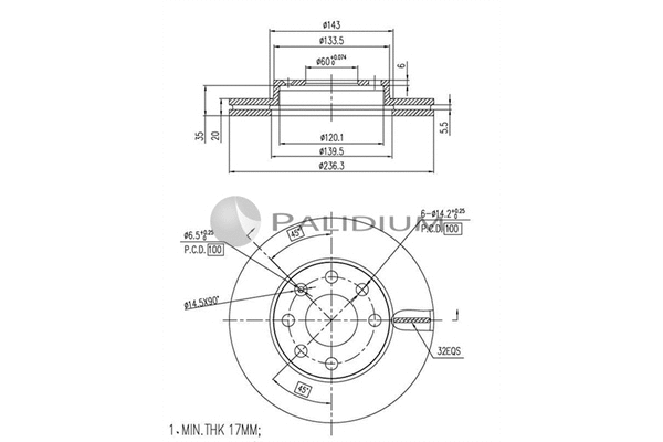 Brake Disc (P330-072)