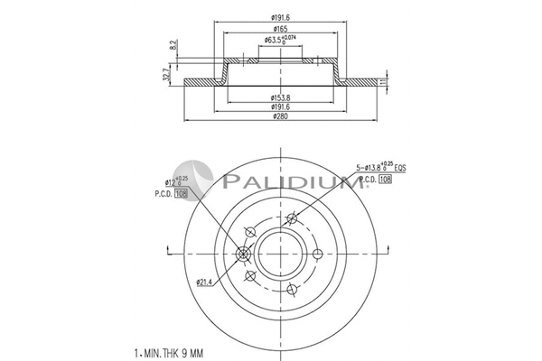 Brake Disc (P331-054)