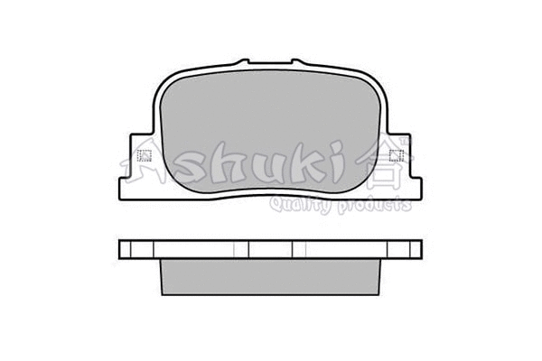 Brake Pad Set, disc brake (T114-38)