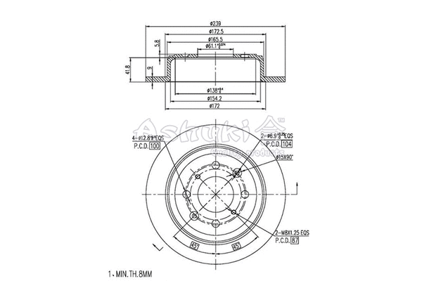 Brake Disc (0993-9104)