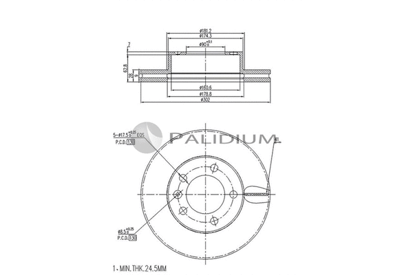 Brake Disc (P330-137)
