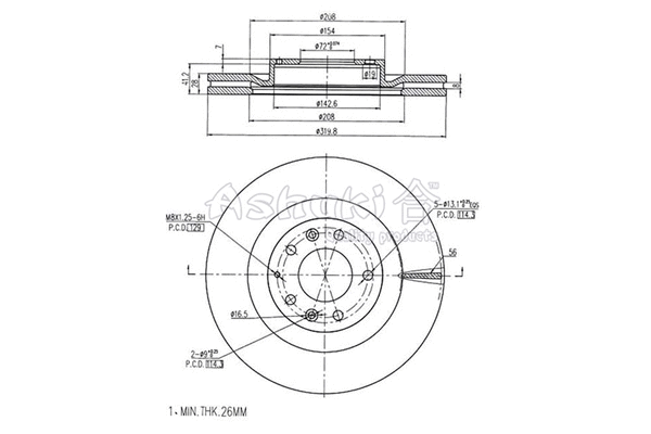 Brake Disc (M606-50)
