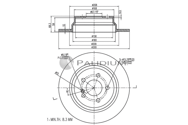 Brake Disc (P331-014)