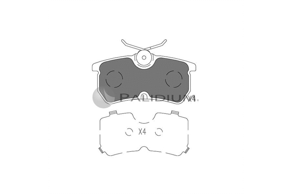 Brake Pad Set, disc brake (P1-1061)
