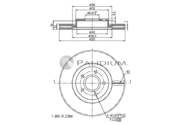 Brake Disc (P330-056)