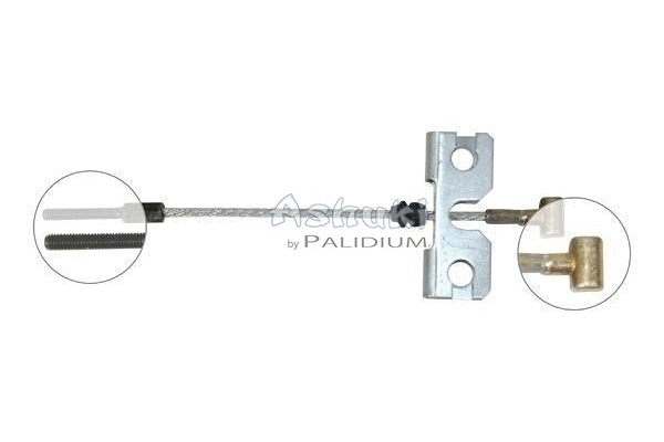 Cable Pull, parking brake (ASH3-1735)