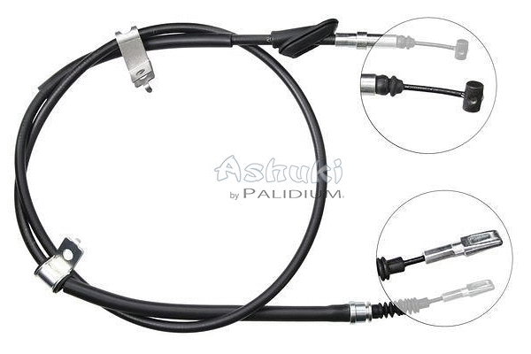 Cable Pull, parking brake (ASH3-1598)