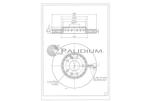 Brake Disc (P330-253)