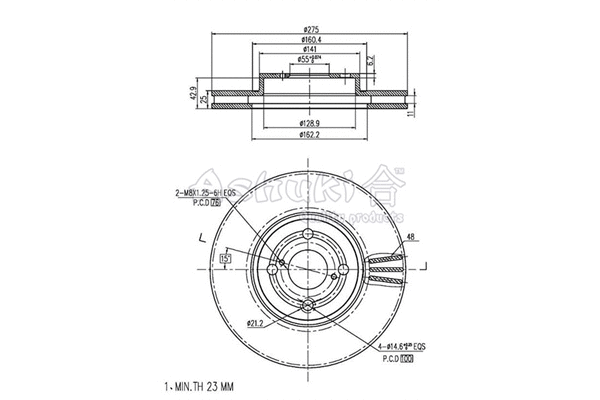 Brake Disc (0990-1412)