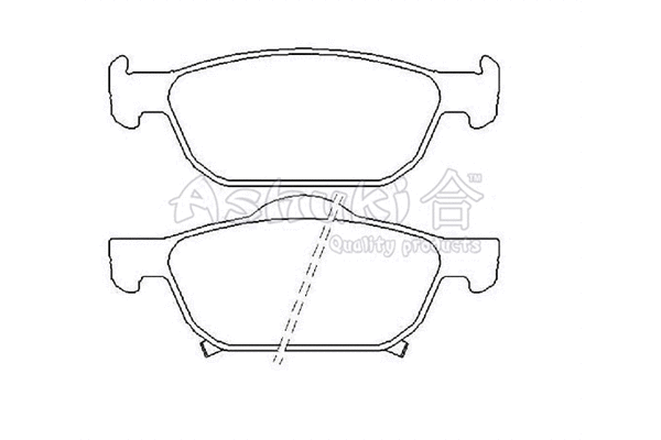 Brake Pad Set, disc brake (H025-68)