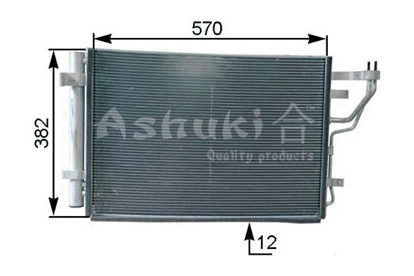 Condenser, air conditioning (Y550-93)