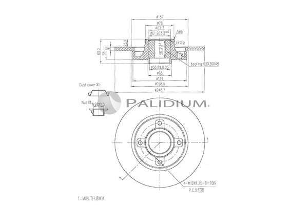 Brake Disc (P331-114)