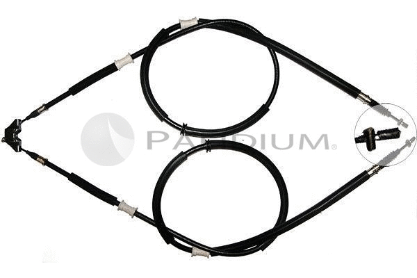 Cable Pull, parking brake (PAL3-1396)